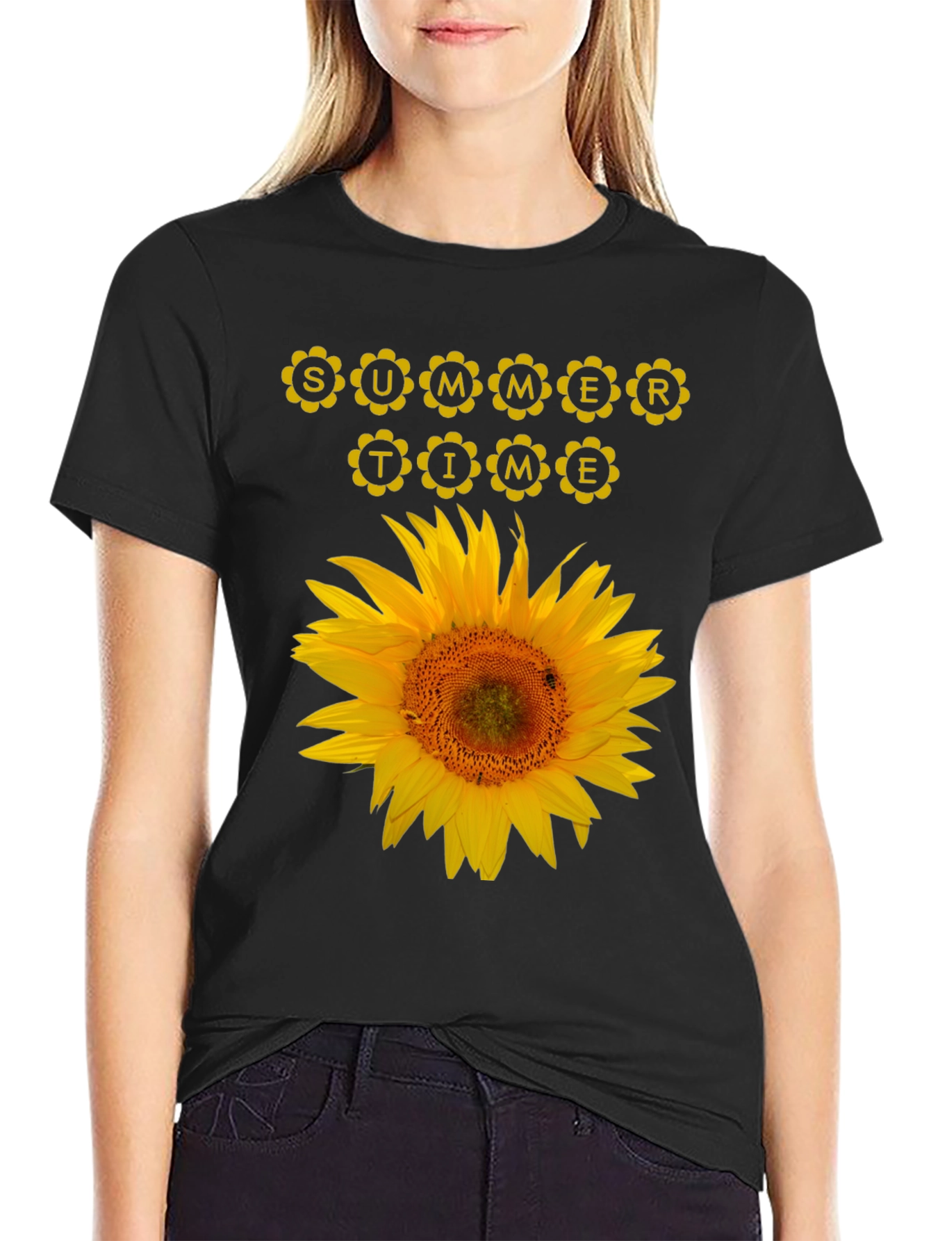 Sunflower Summer Time Graphic Tee