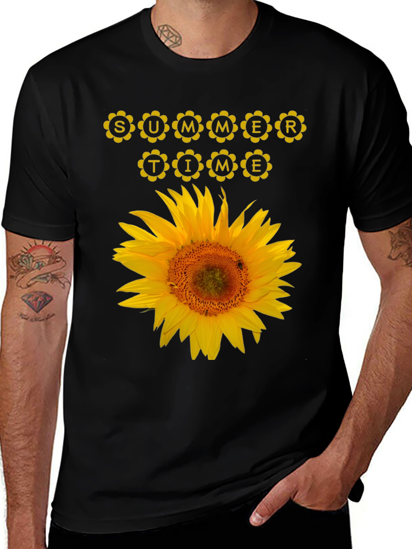 Sunflower Summer Time Graphic Tee