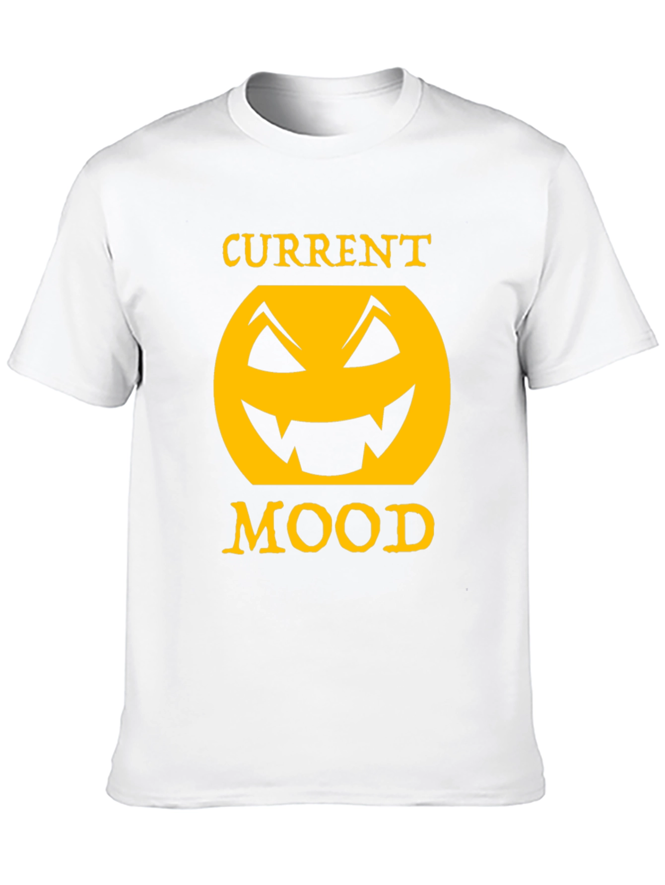 Current Mood Halloween Pumpkin Face T-Shirt