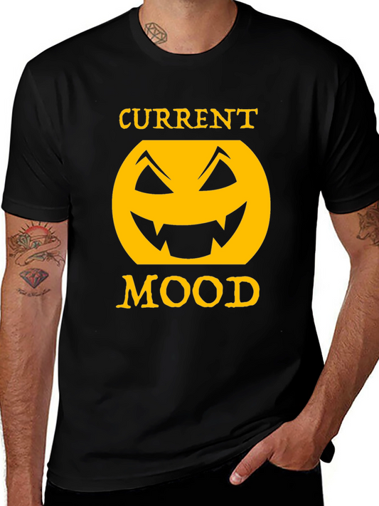 Current Mood Halloween Pumpkin Face T-Shirt