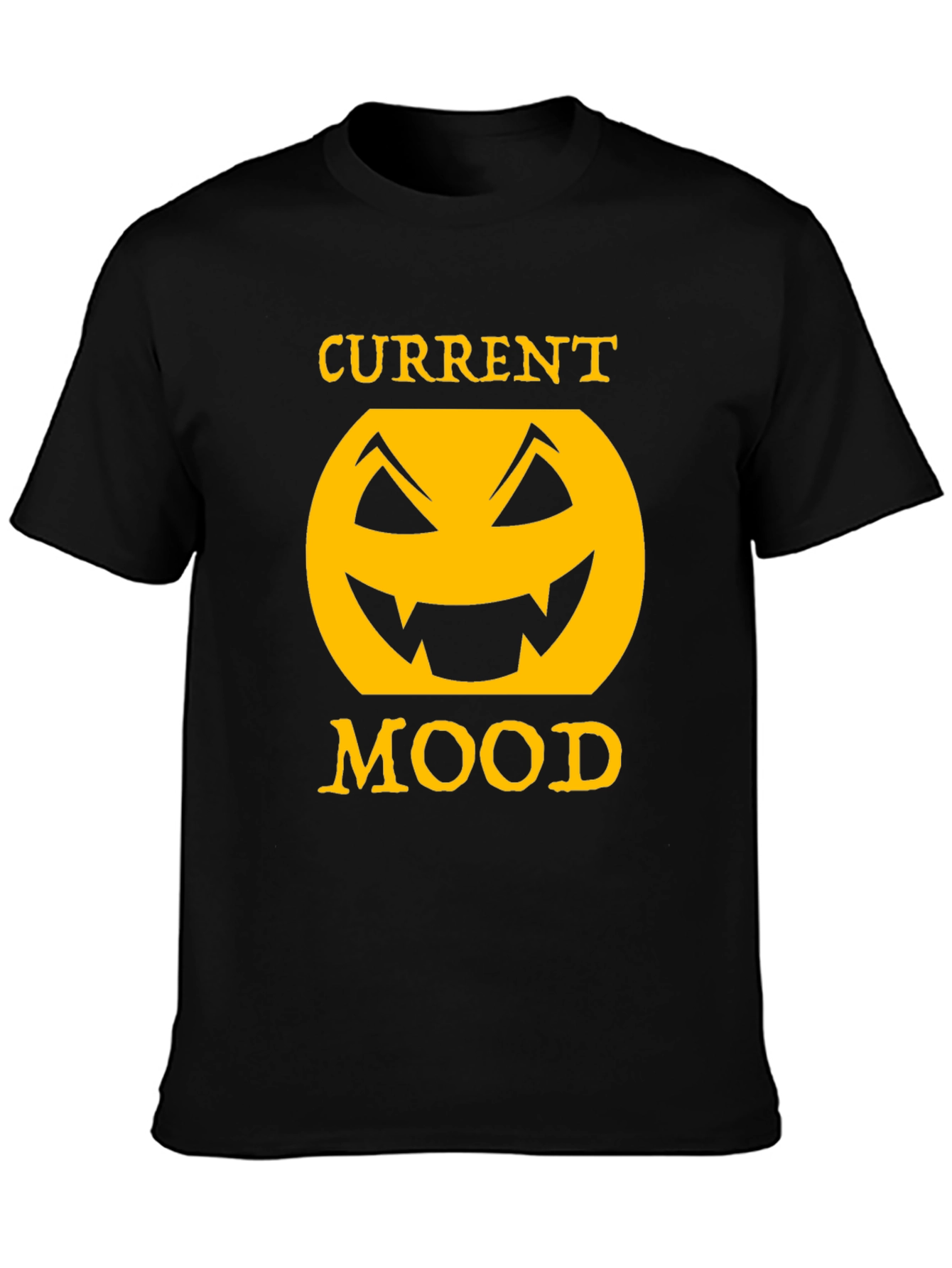 Current Mood Halloween Pumpkin Face T-Shirt