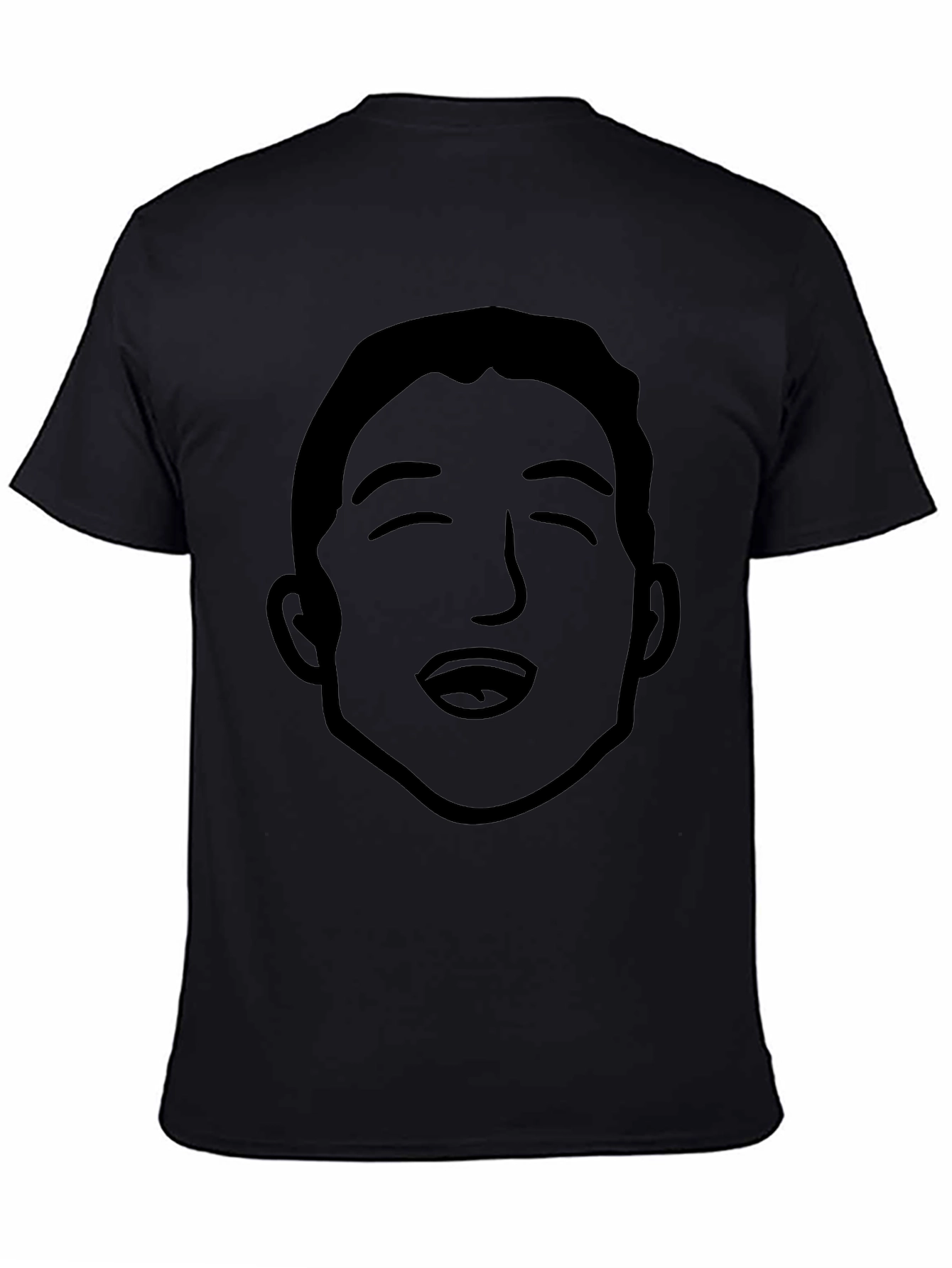 Funny Face Graphic Tee - Black