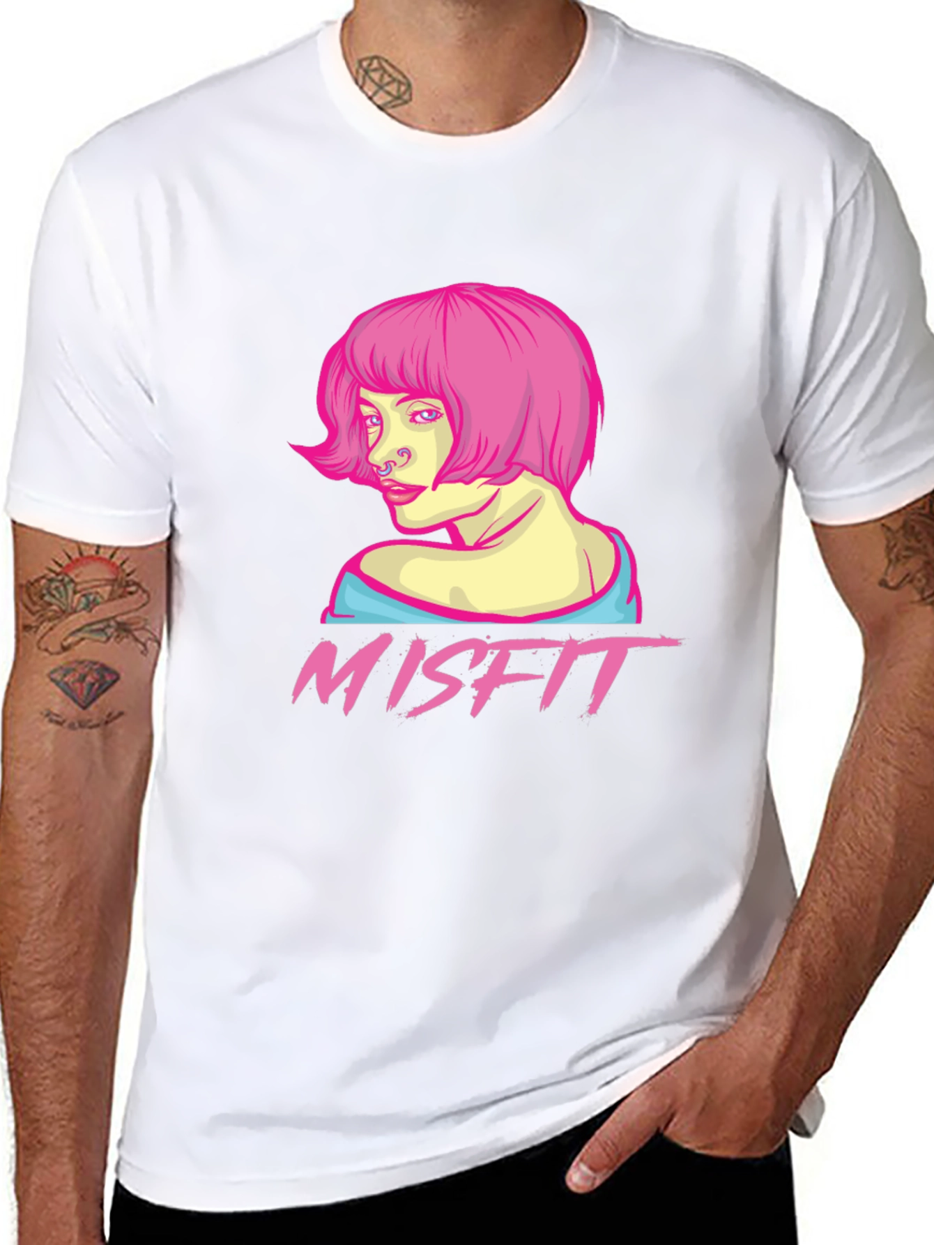 Misfit Graphic Tee - Punk Girl Style