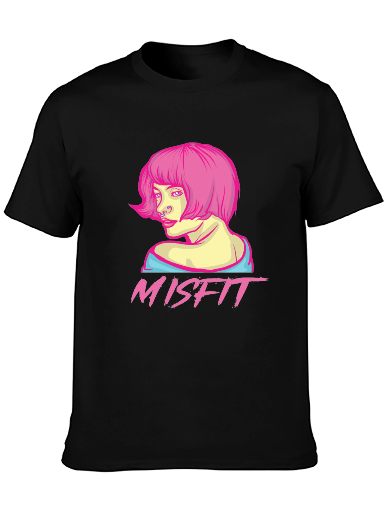 Misfit Graphic Tee - Punk Girl Style