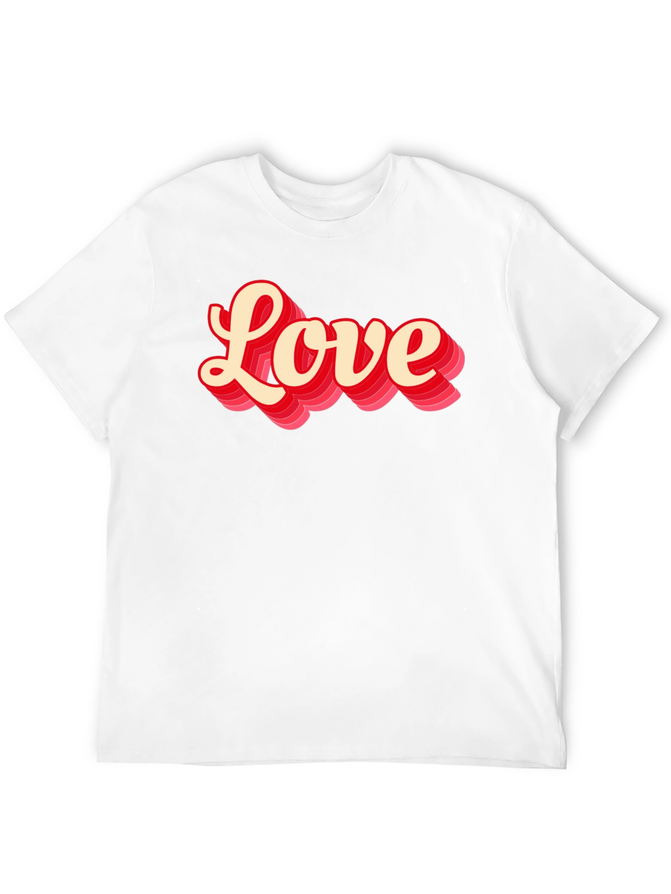 Love Graphic T-Shirt - Retro Style