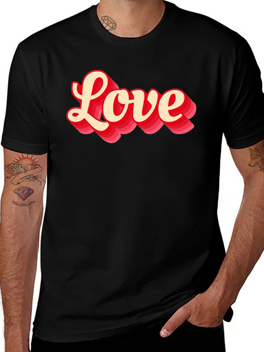 Love Graphic T-Shirt - Retro Style