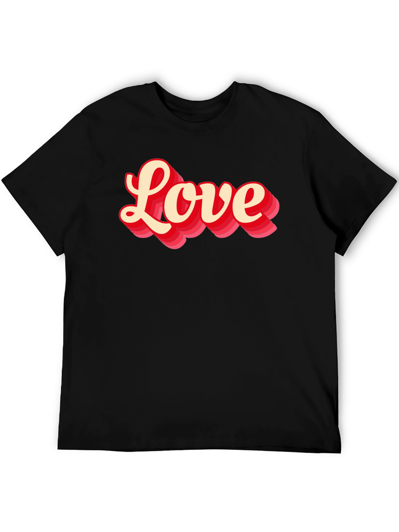 Love Graphic T-Shirt - Retro Style
