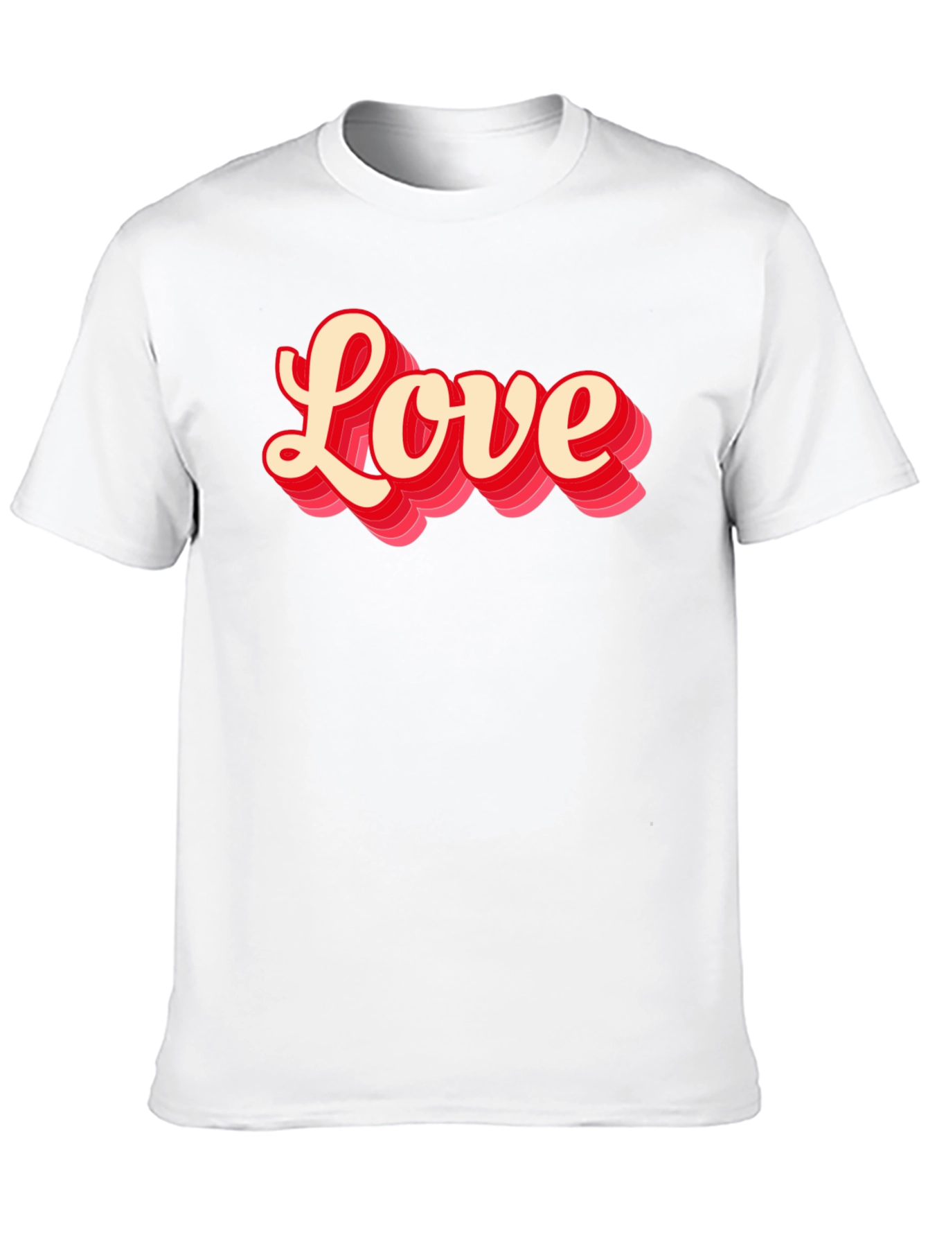 Love Graphic T-Shirt - Retro Style