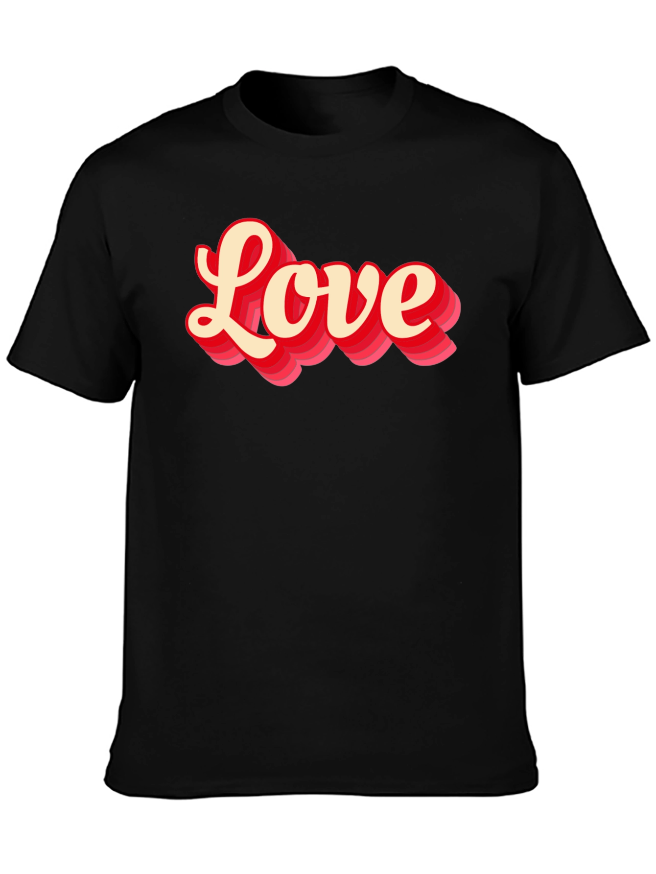 Love Graphic T-Shirt - Retro Style