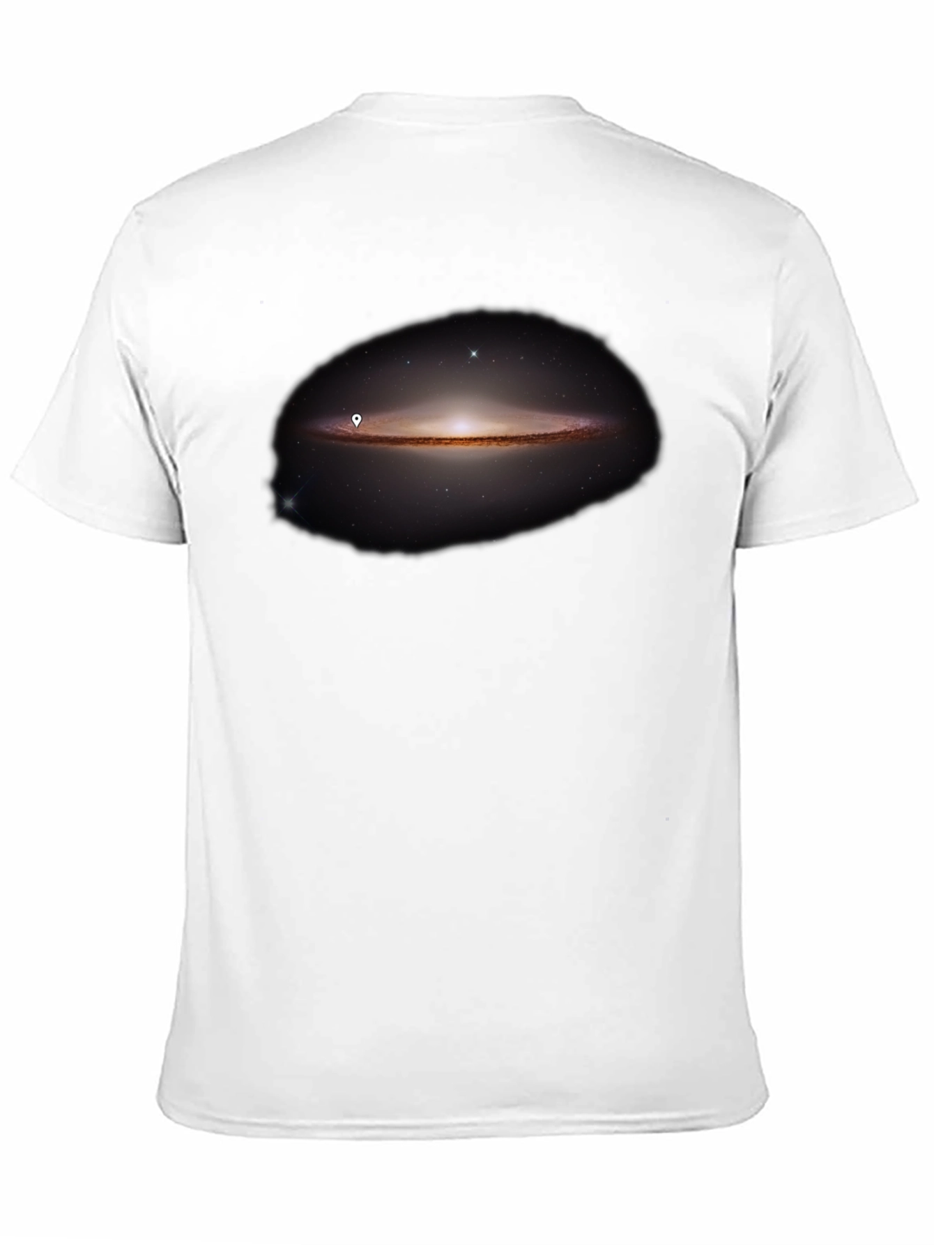Galaxy Print Black T-Shirt