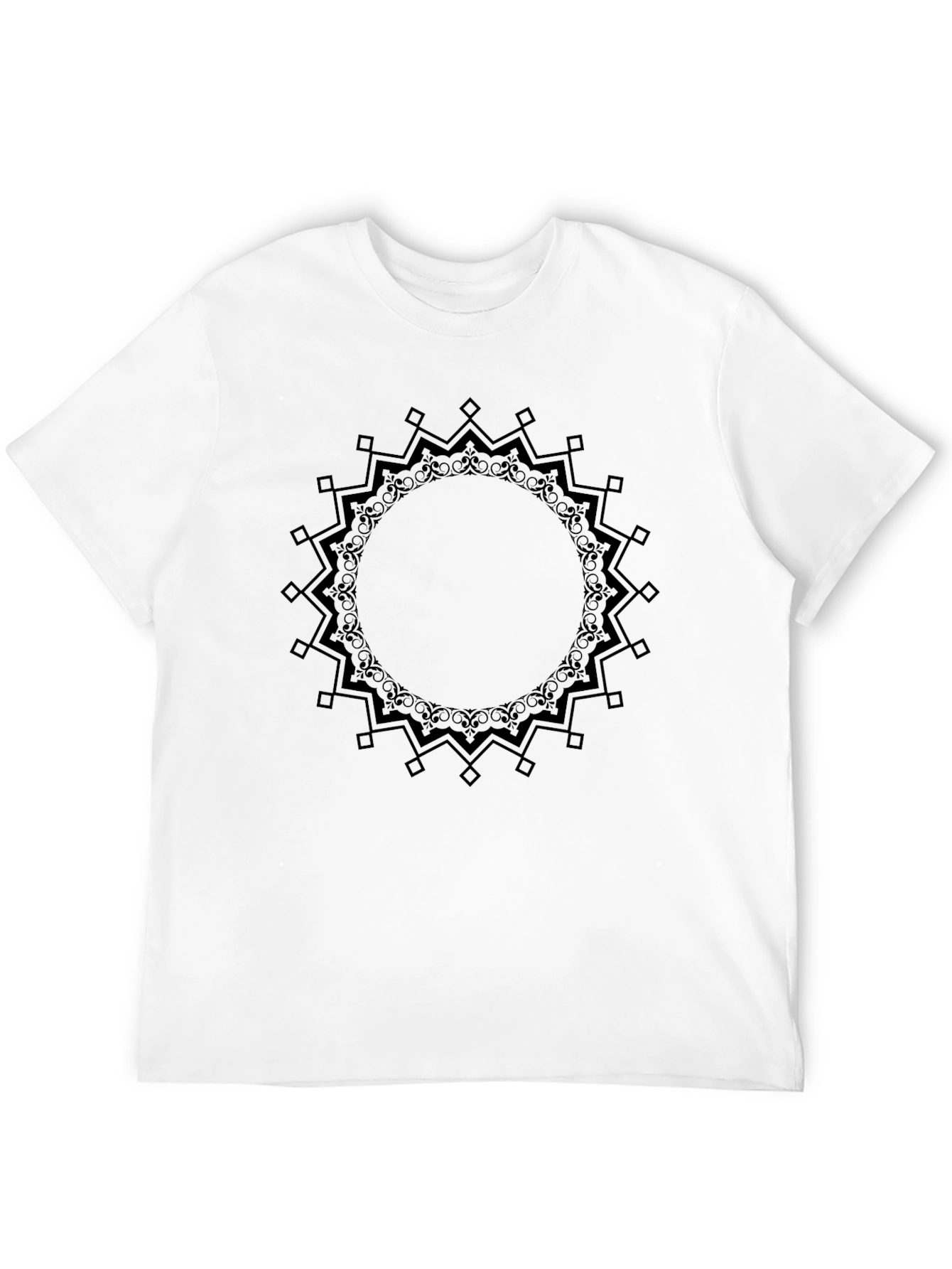 Black Mandala Graphic Tee