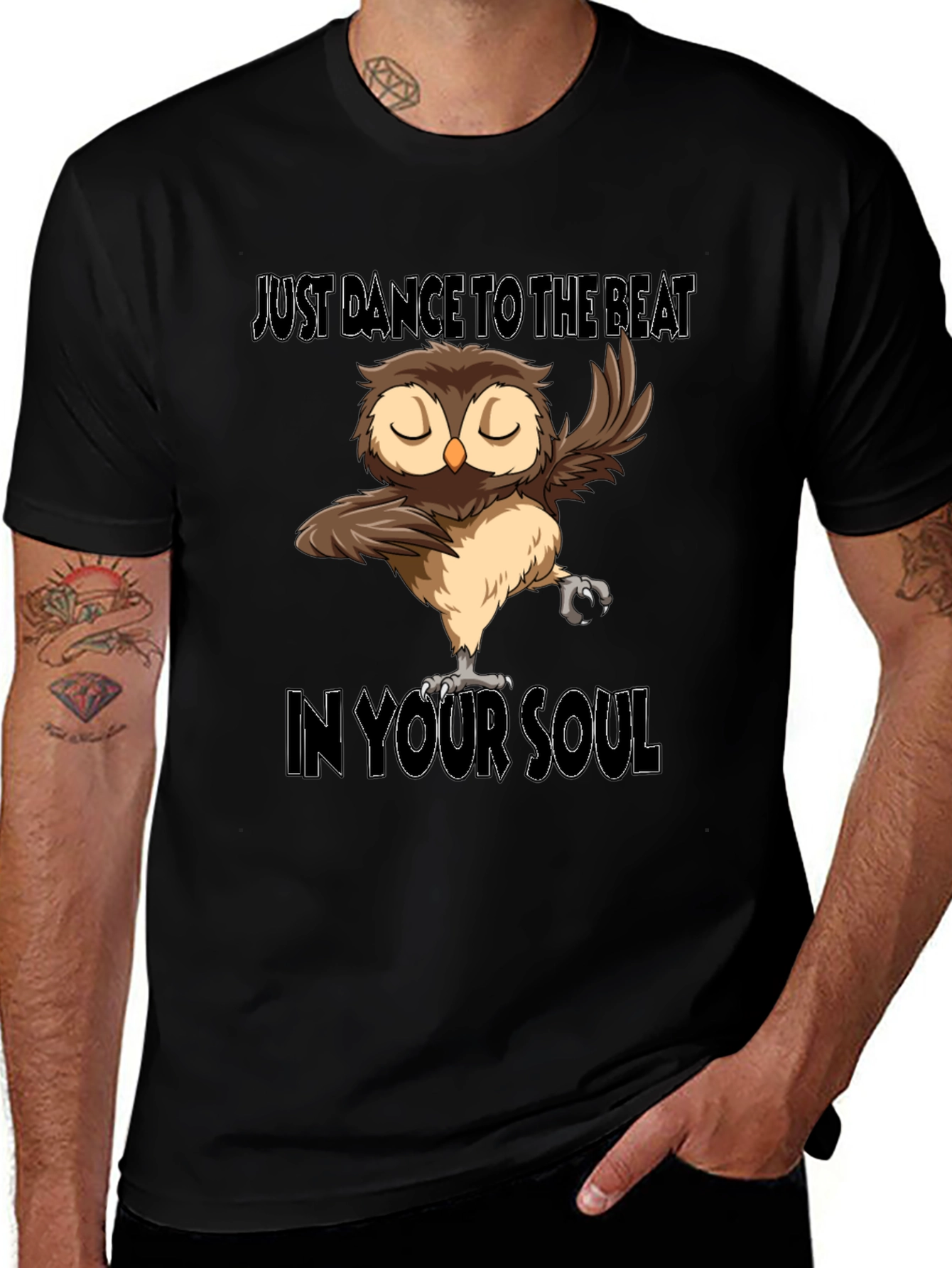Dance to the Beat Owl T-Shirt