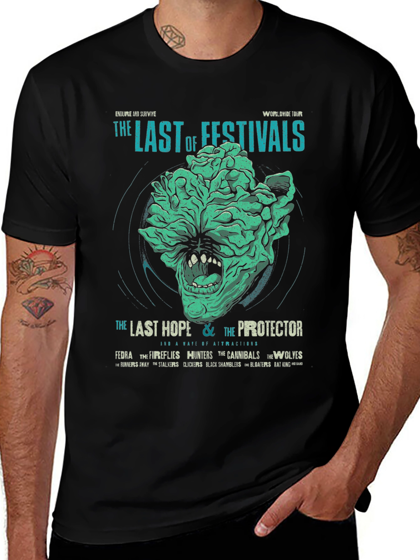 The Last of Us Inspired Festival T-Shirt