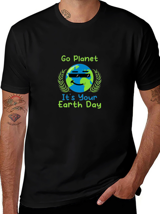 Go Planet T-Shirt Earth Day Tee