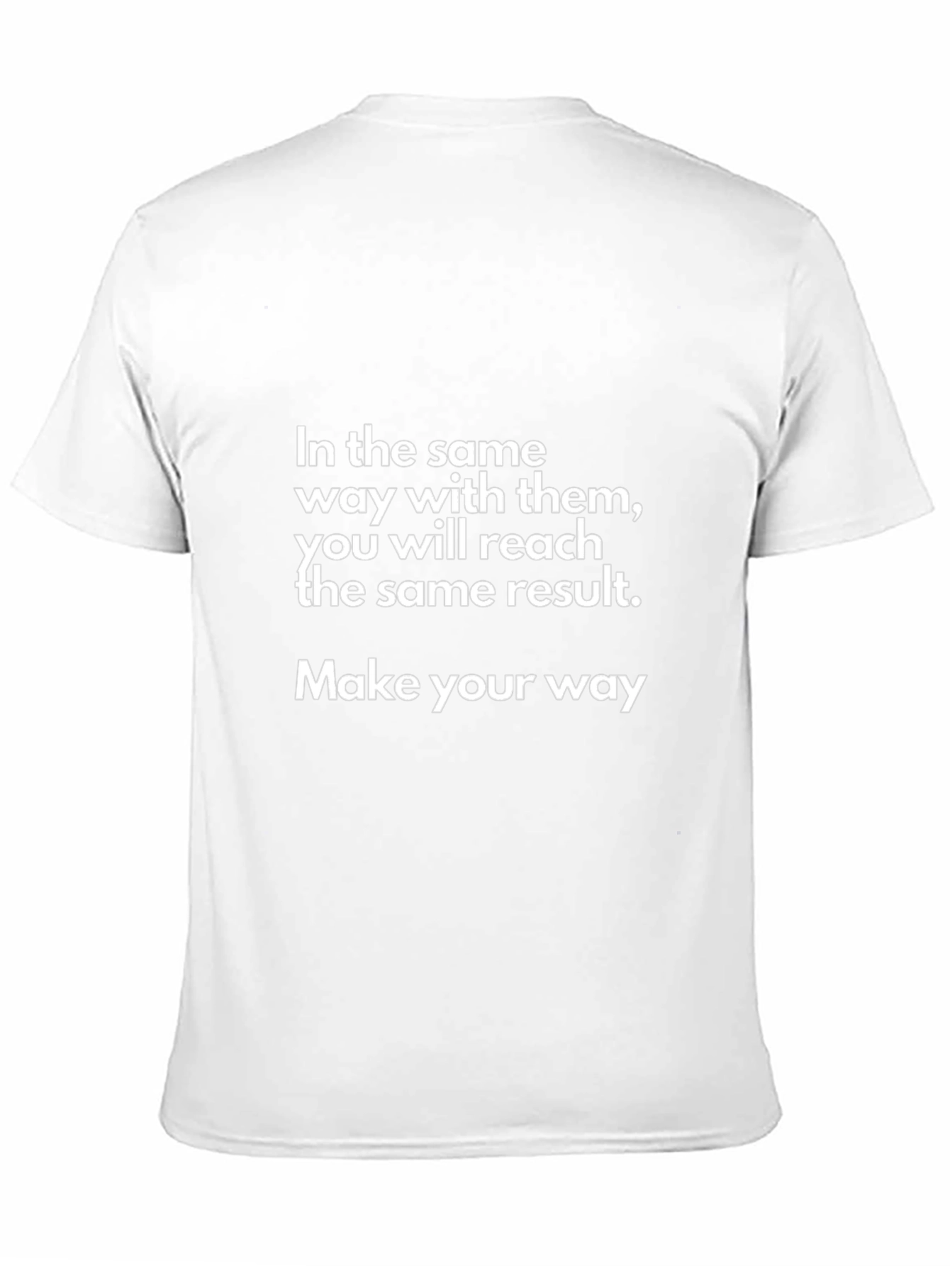 Motivational Black T-Shirt - Make Your Way