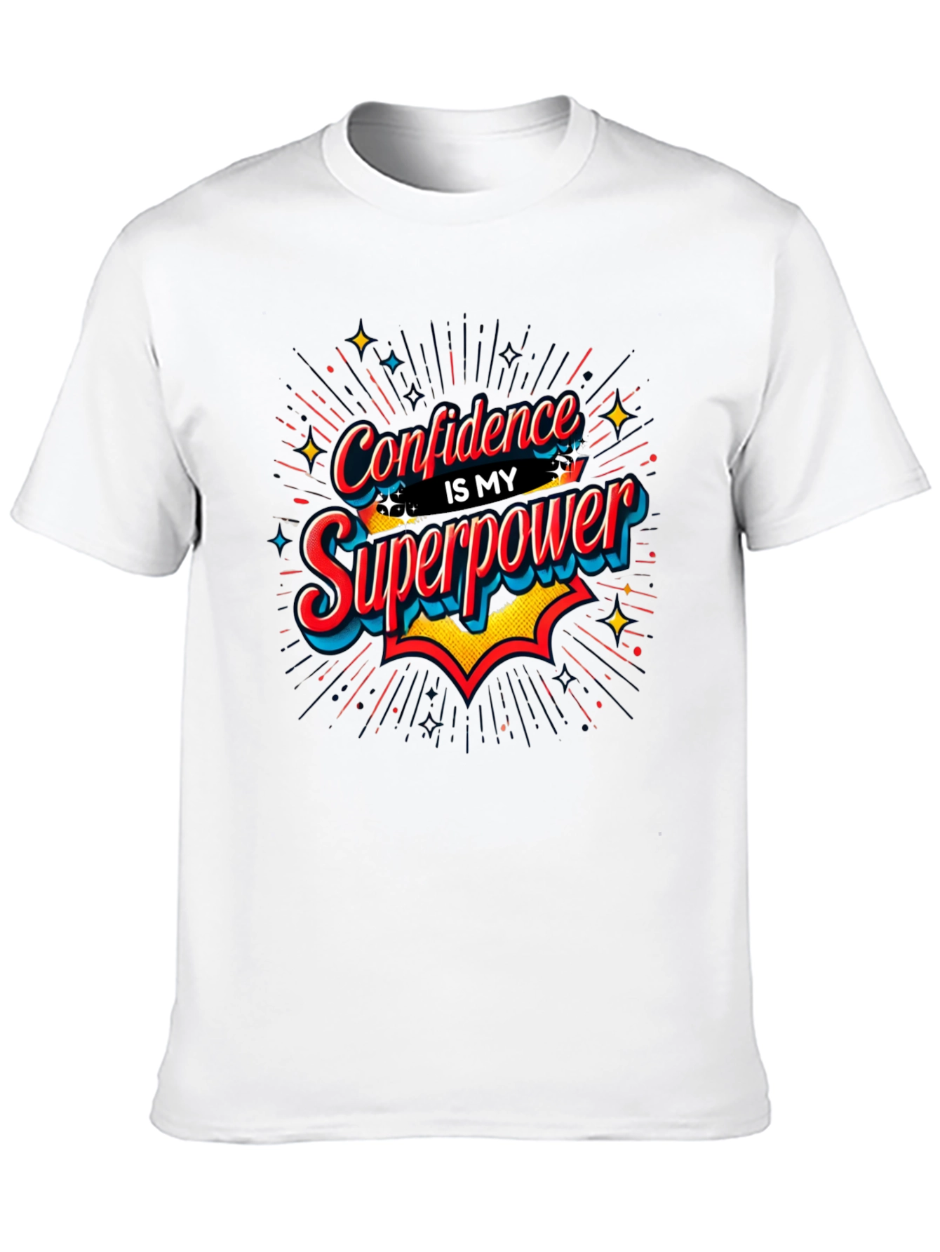 Confidence is My Superpower Black T-Shirt