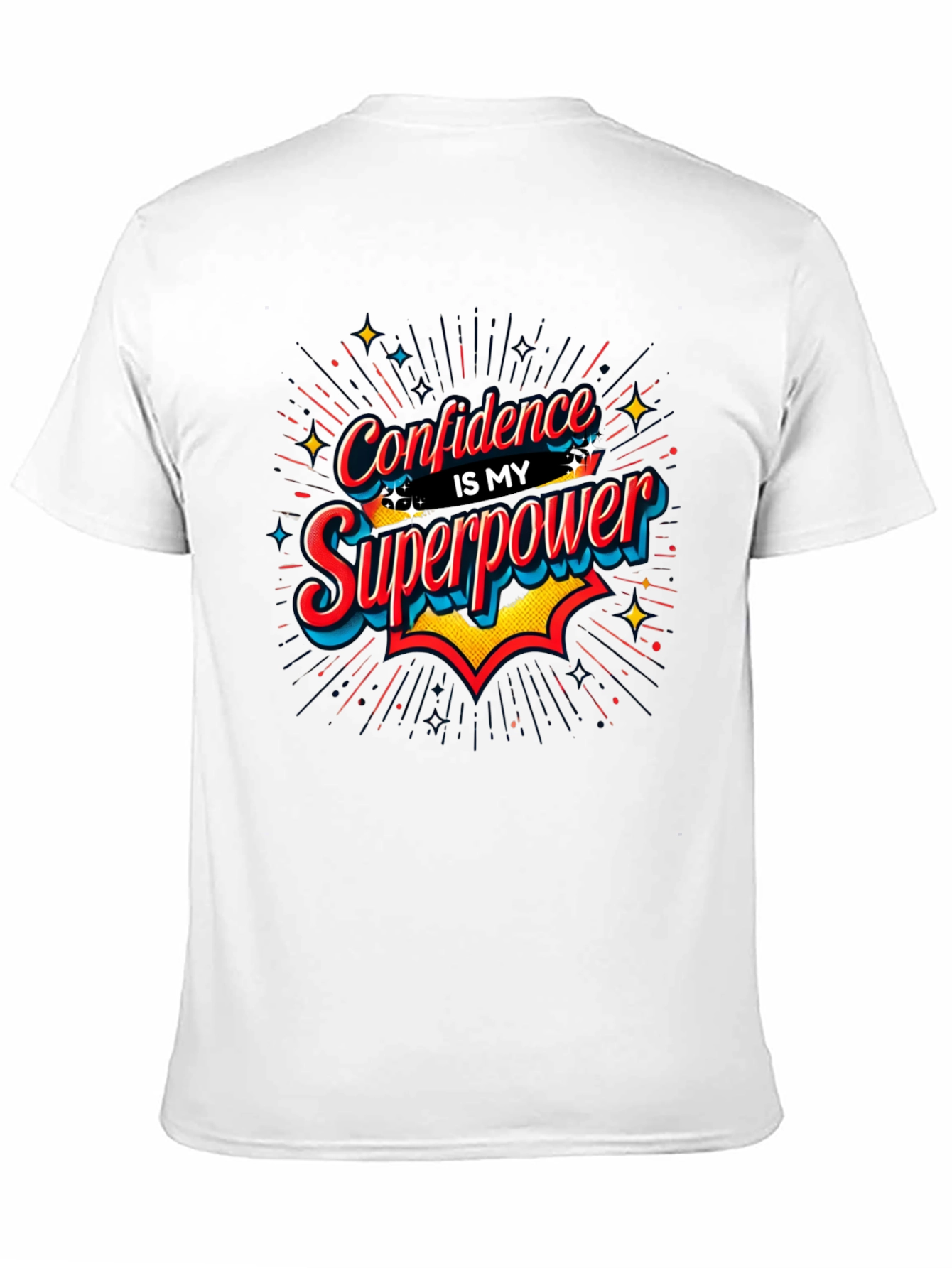 Confidence is My Superpower Black T-Shirt