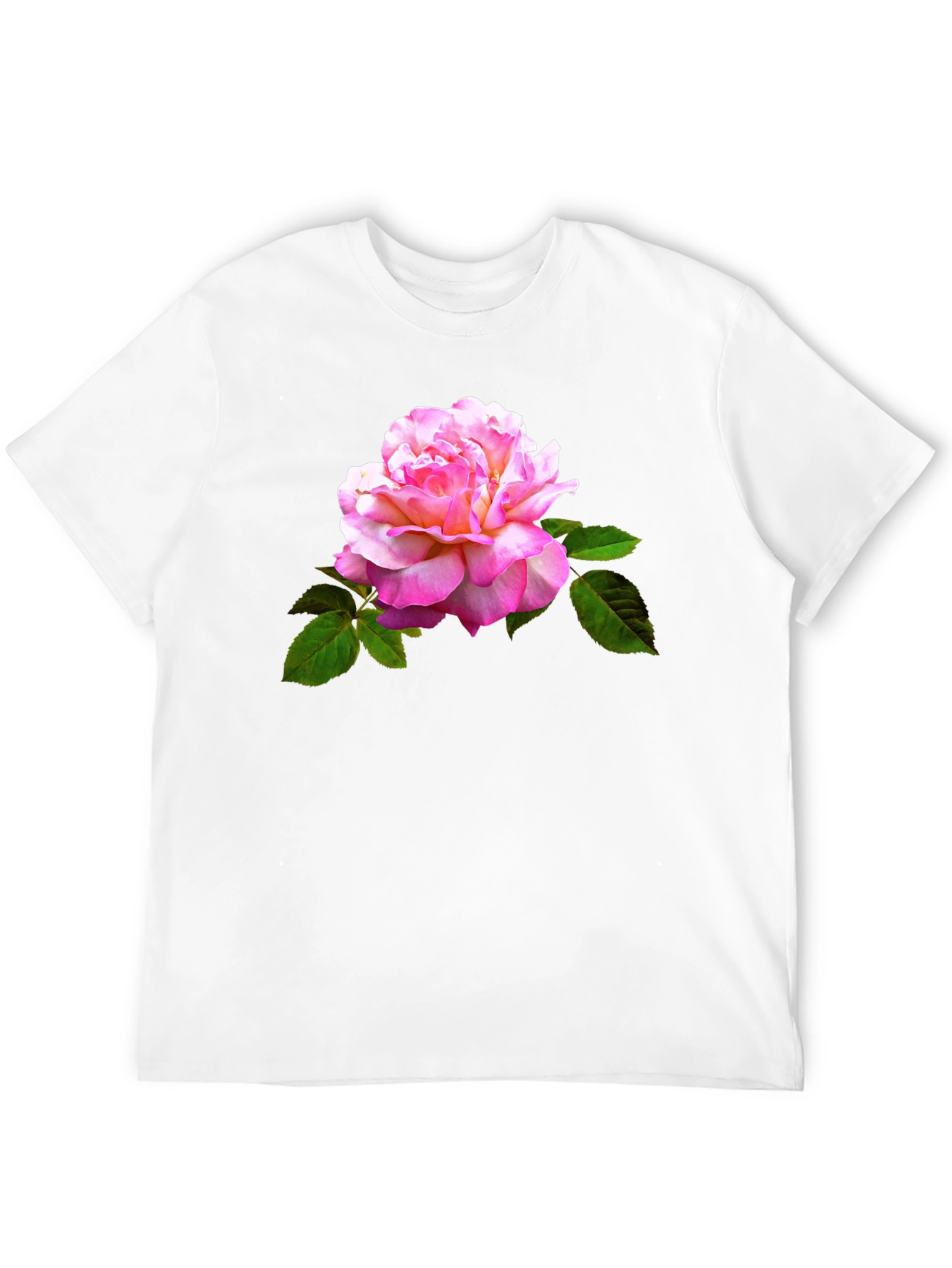 Rose Graphic Black T-Shirt