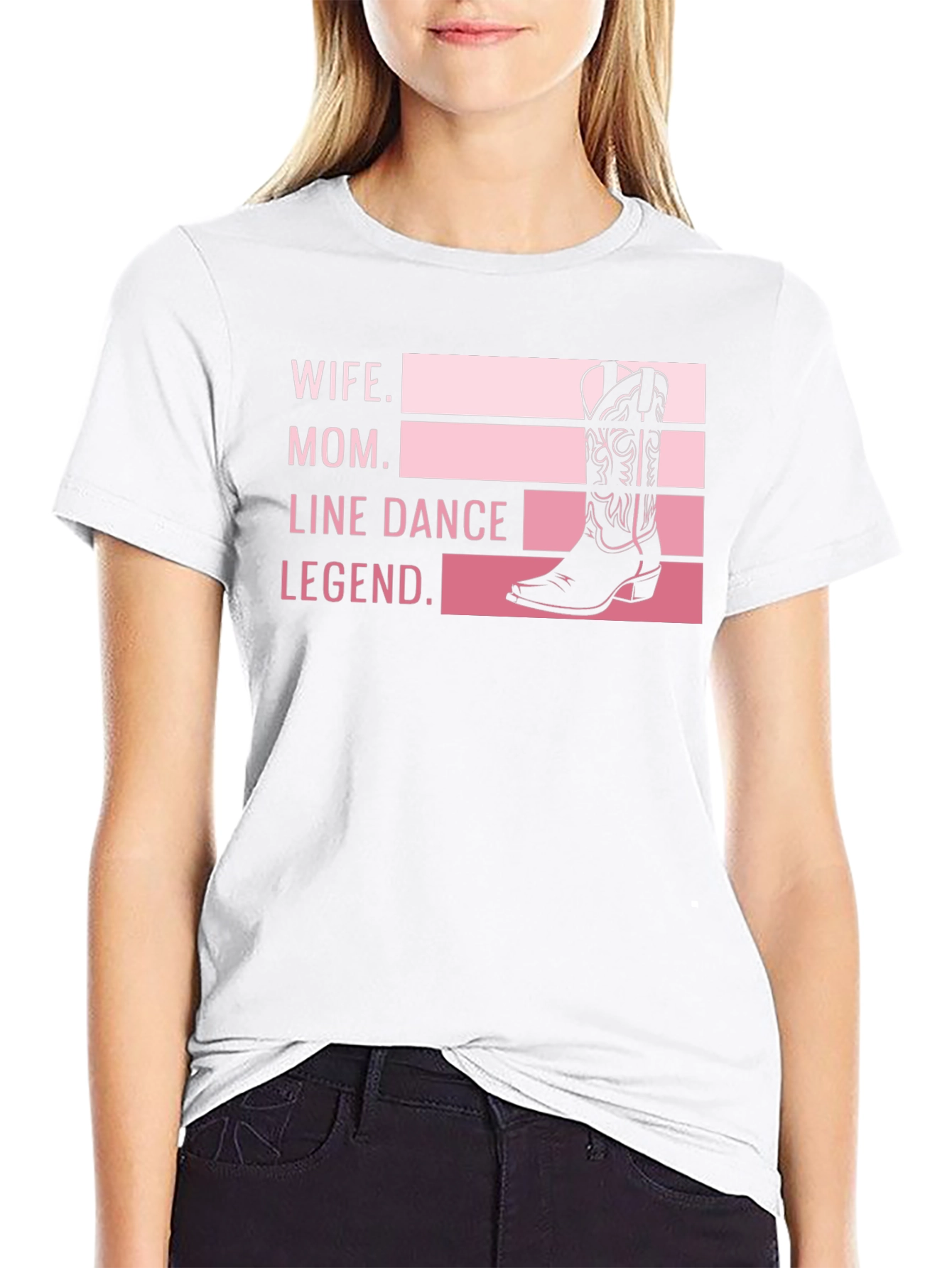 Wife Mom Line Dance Legend Graphic Tee
