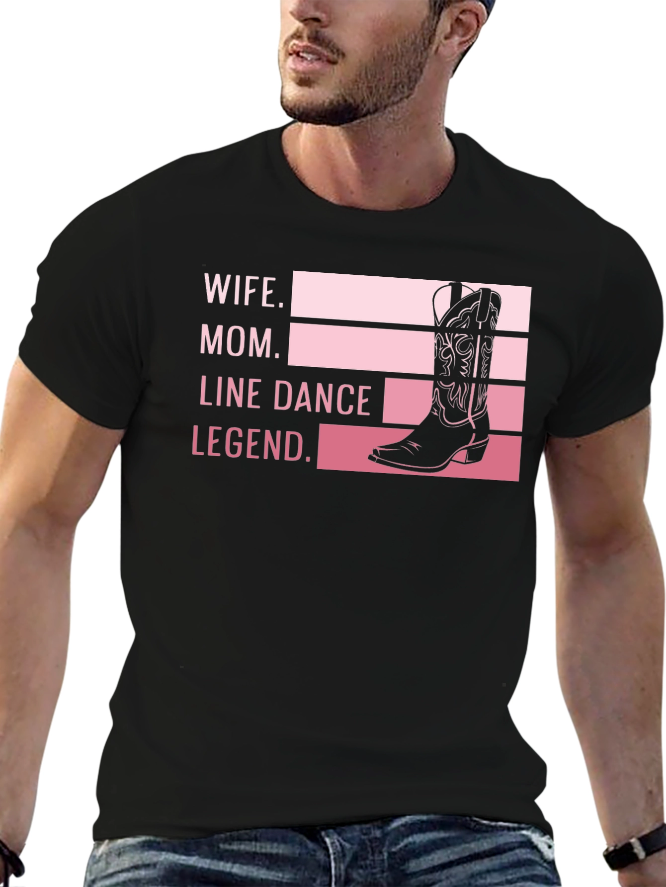 Wife Mom Line Dance Legend Graphic Tee