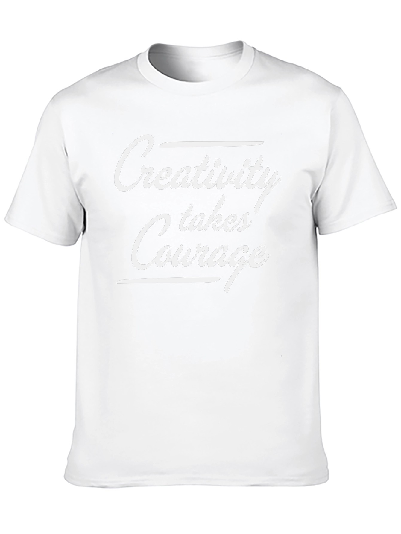 Creativity Takes Courage Black Graphic Tee