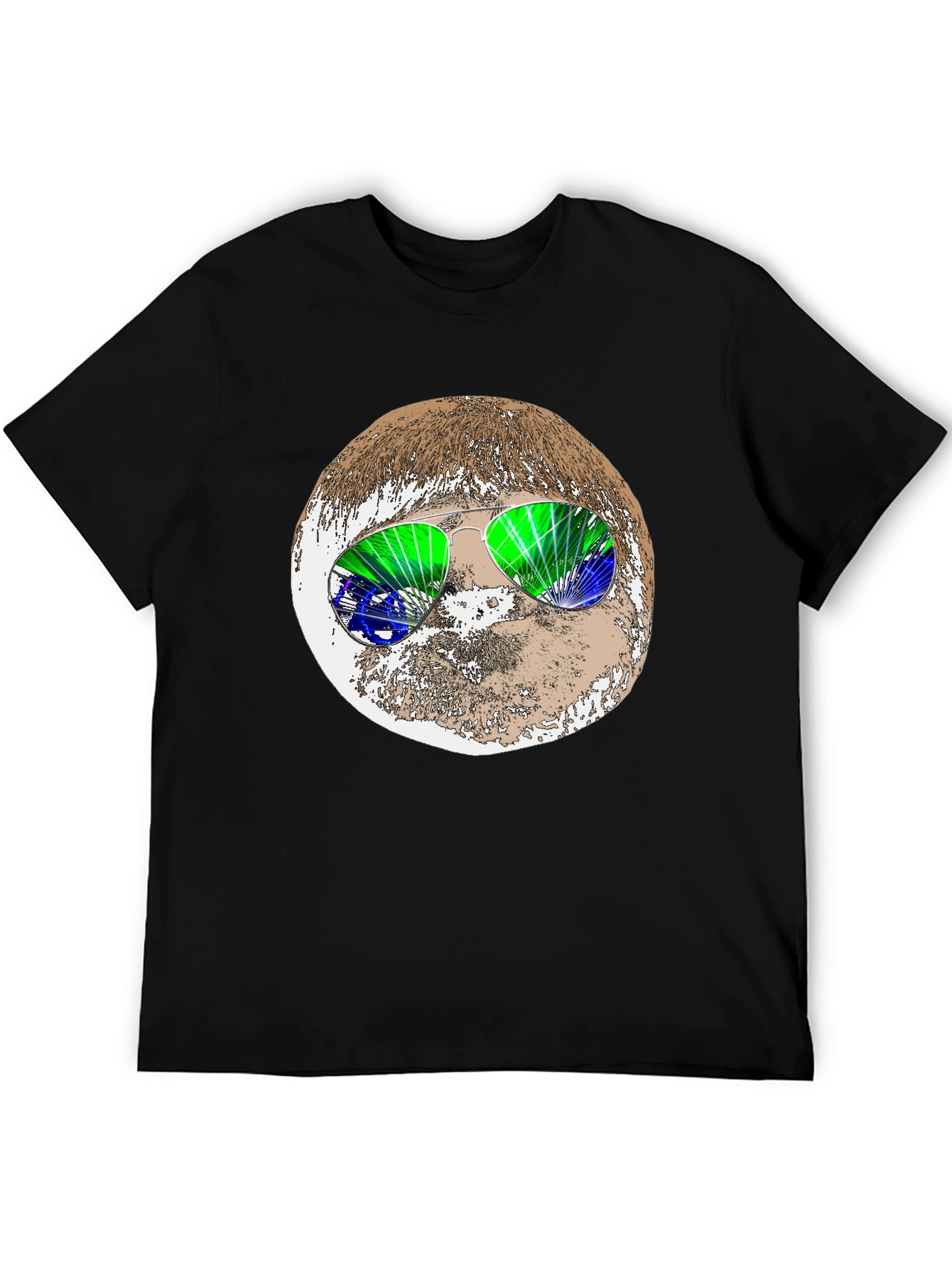 Retro Sloth Sunglasses Graphic Tee