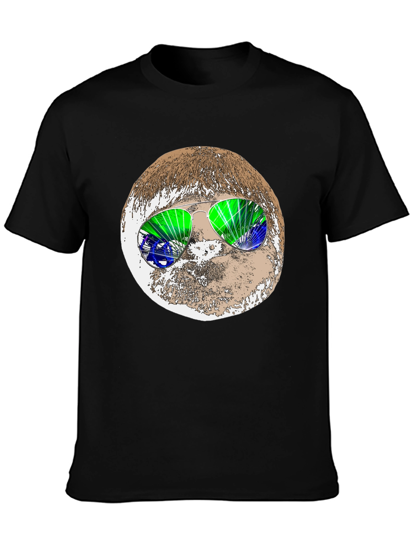 Retro Sloth Sunglasses Graphic Tee