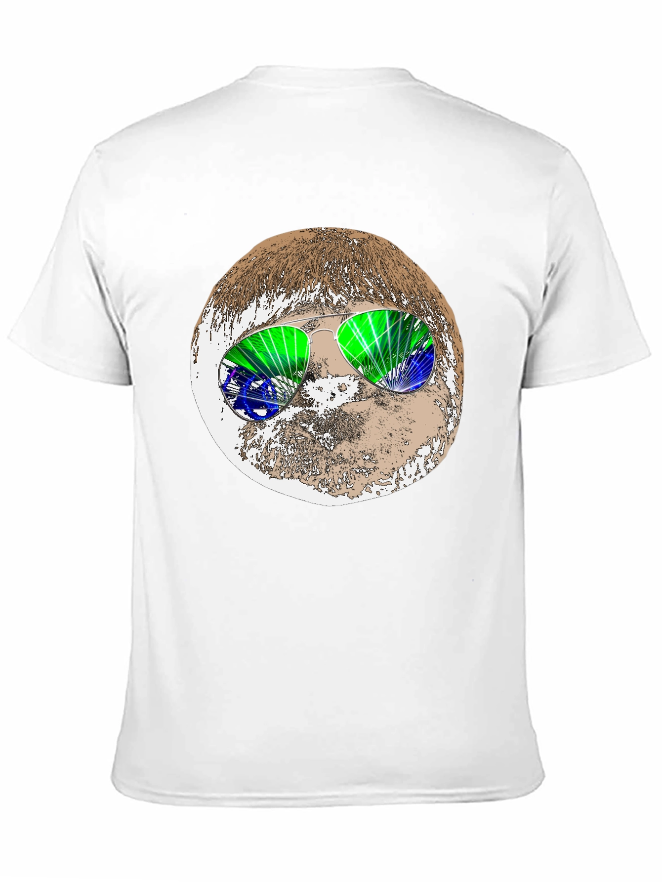 Retro Sloth Sunglasses Graphic Tee