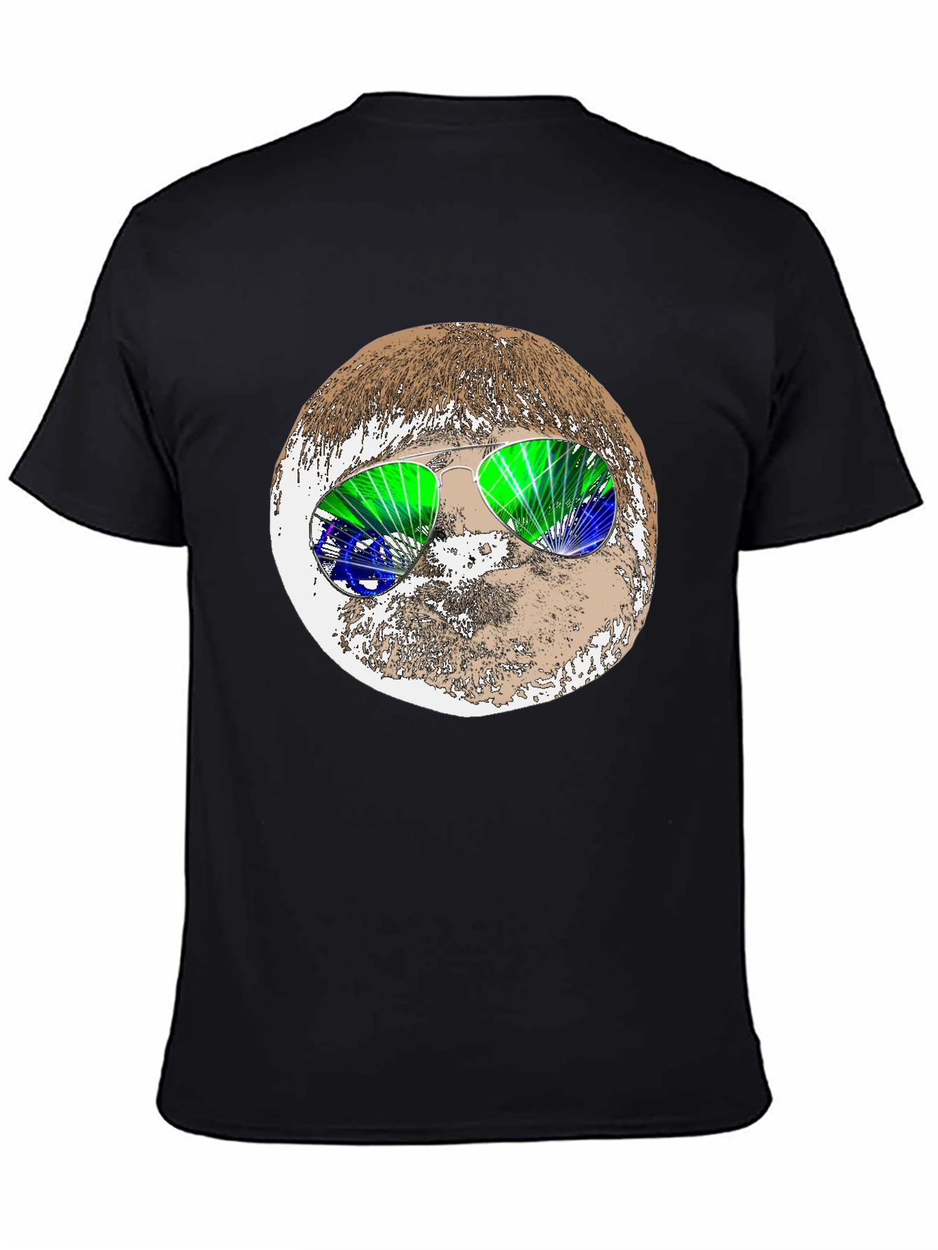 Retro Sloth Sunglasses Graphic Tee