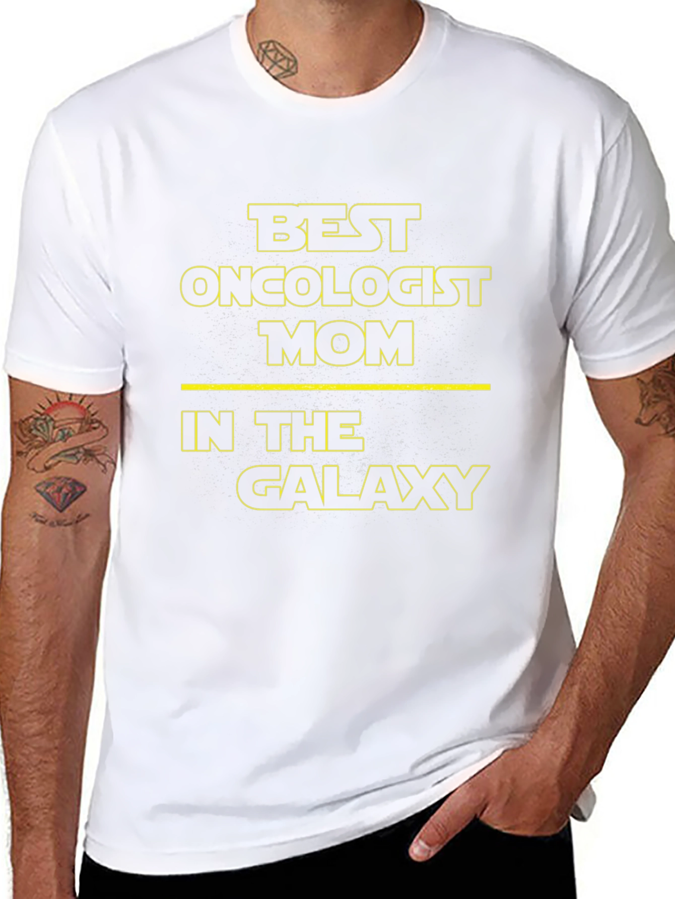 Best Oncologist Mom T-Shirt - Star Wars Style