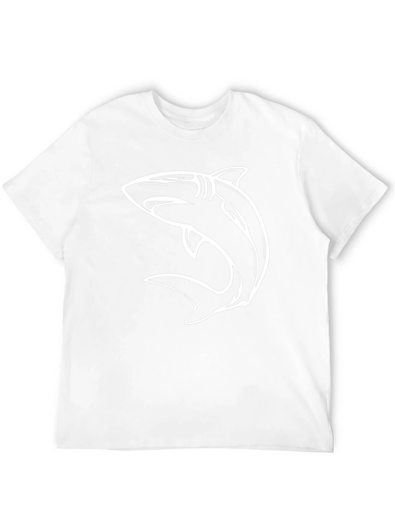 Mens Black Shark Graphic T-Shirt