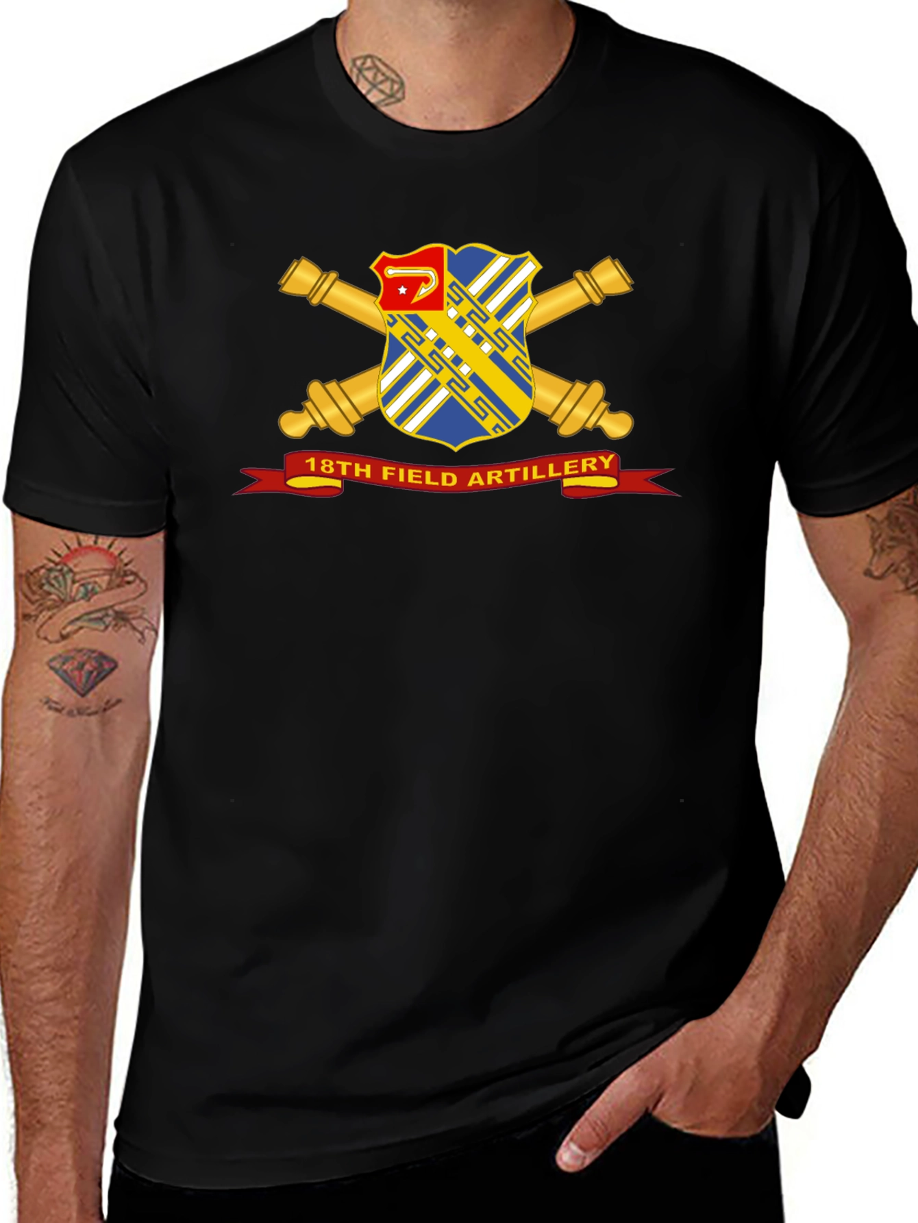 18th Field Artillery T-Shirt - Military Pride