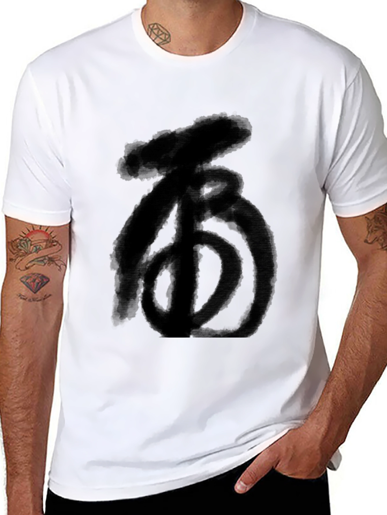 Unique Graphic Black T-Shirt