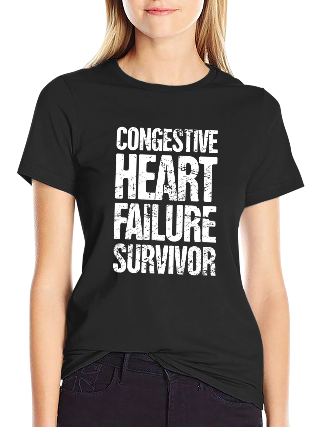 Congestive Heart Failure Survivor Graphic T-Shirt