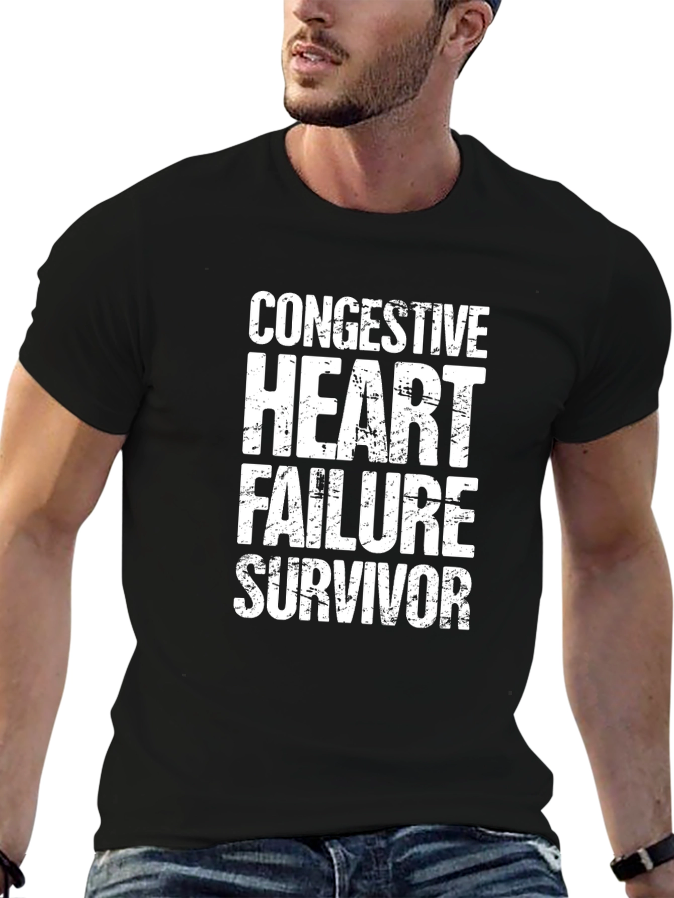 Congestive Heart Failure Survivor Graphic T-Shirt