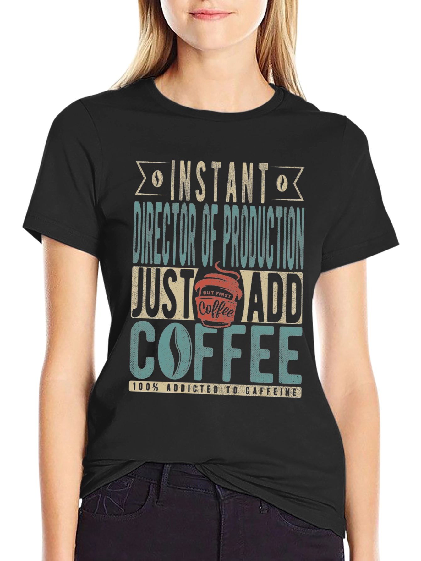 Director of Production Coffee Addict T-Shirt