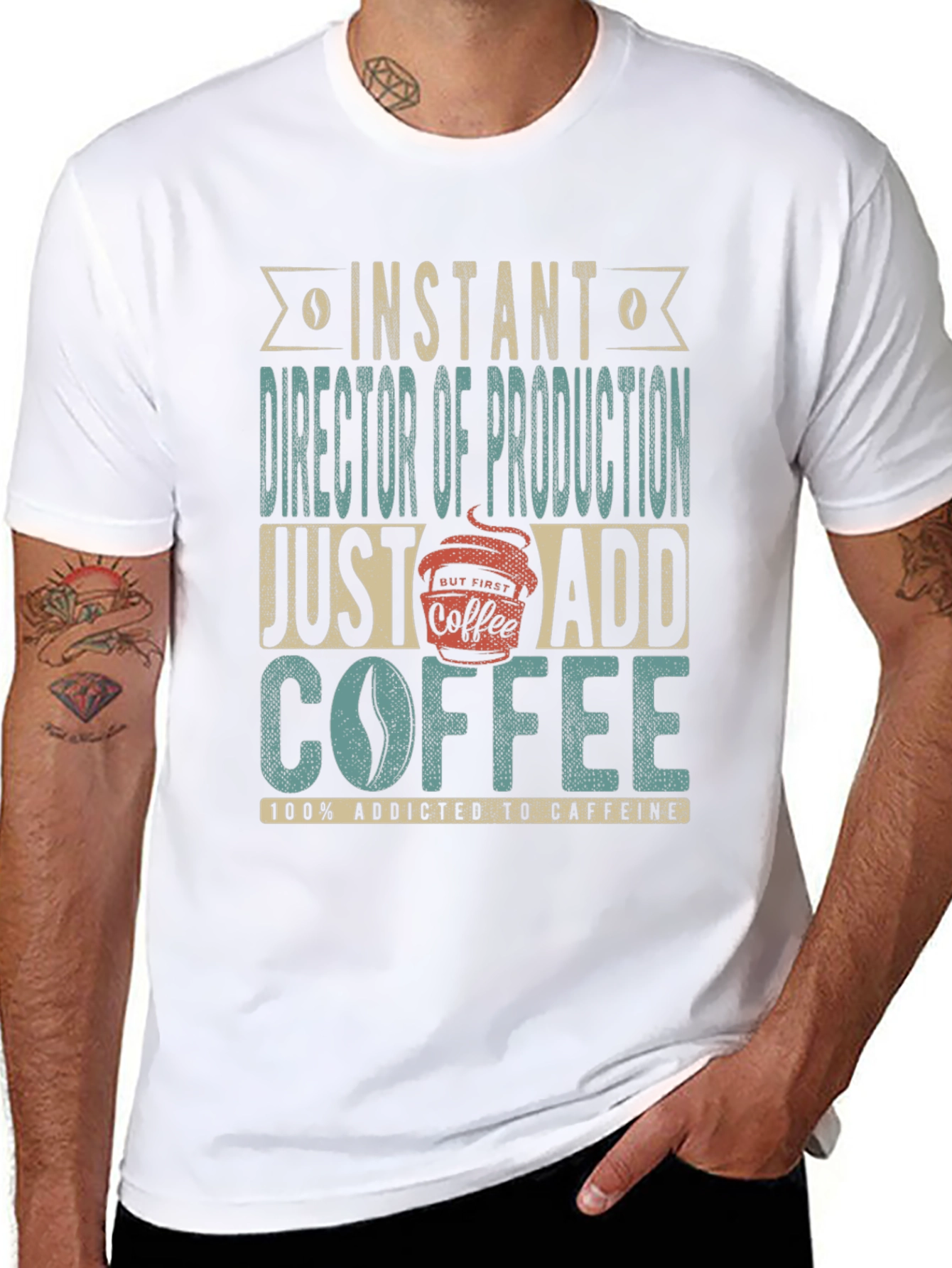 Director of Production Coffee Addict T-Shirt