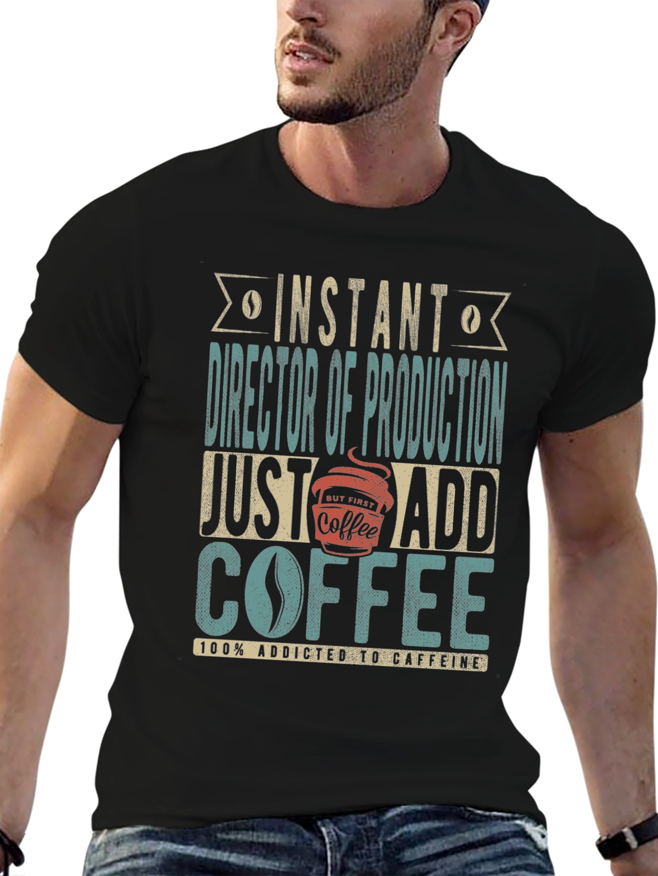Director of Production Coffee Addict T-Shirt
