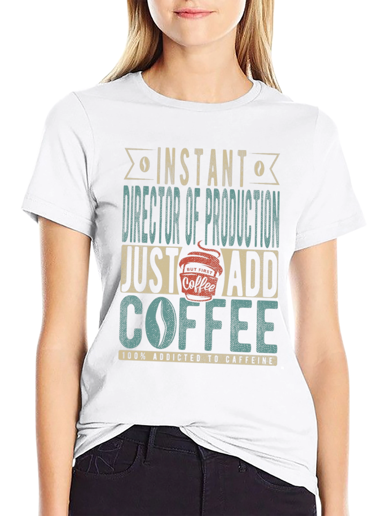 Director of Production Coffee Addict T-Shirt