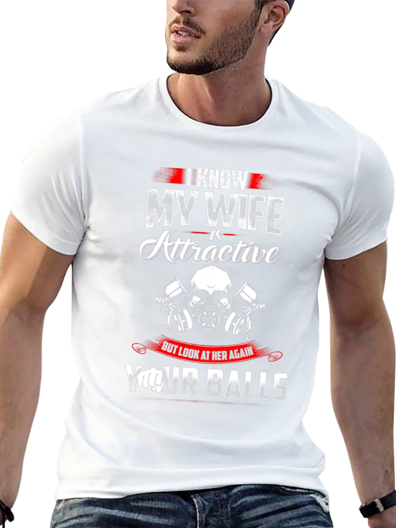 I Know My Wife T-Shirt Funny Husband Novelty Tee