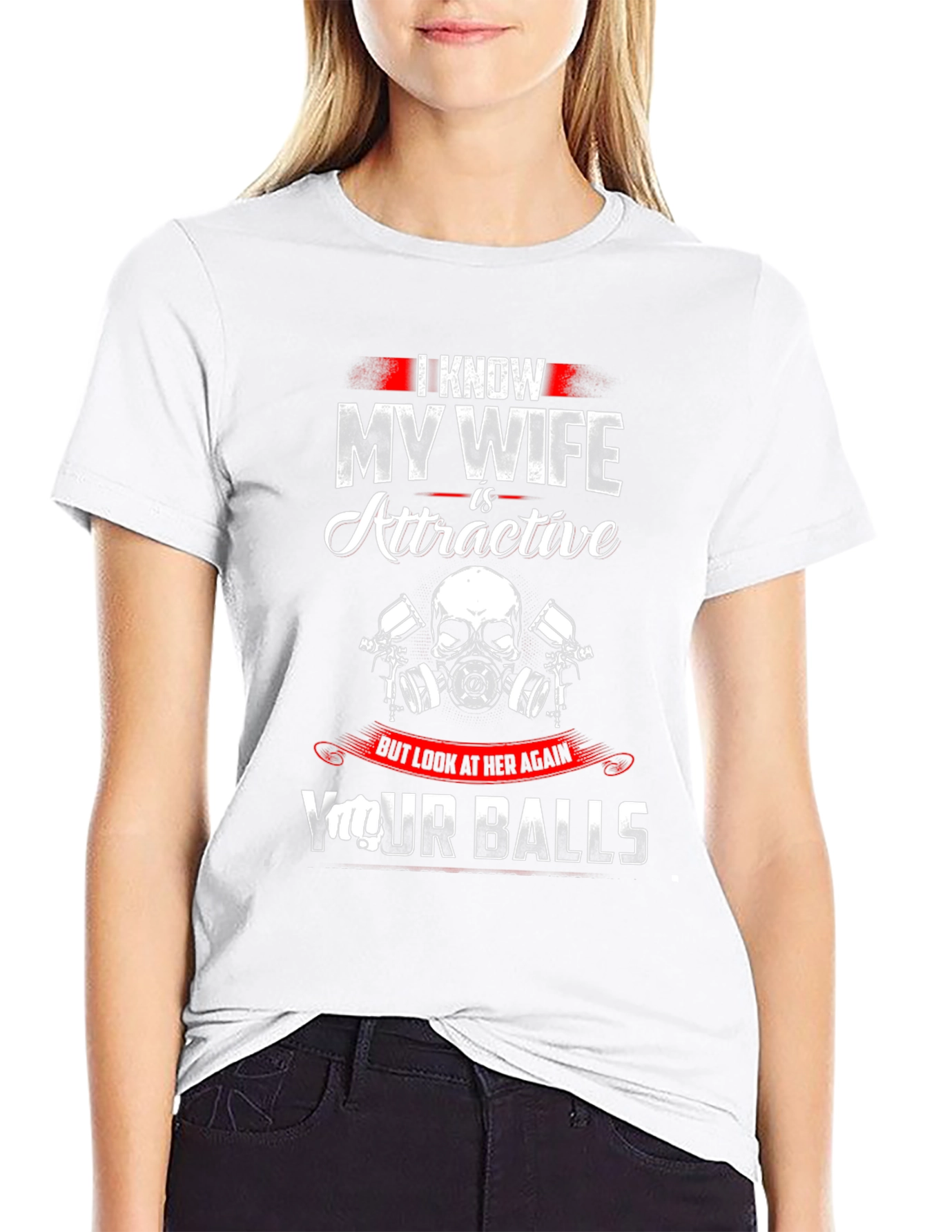 I Know My Wife T-Shirt Funny Husband Novelty Tee