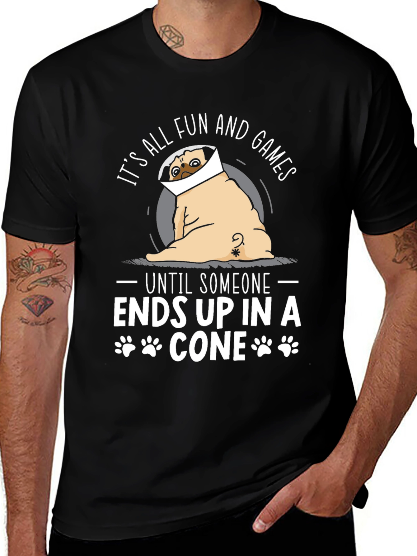 Funny Dog Cone T-Shirt