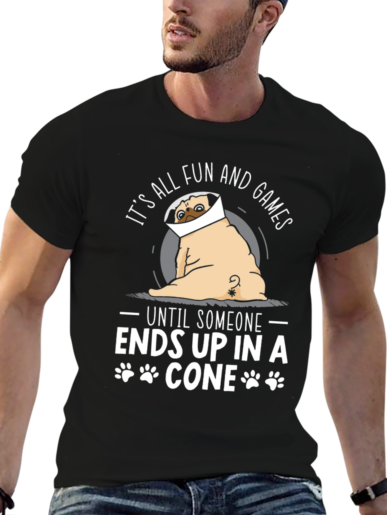 Funny Dog Cone T-Shirt