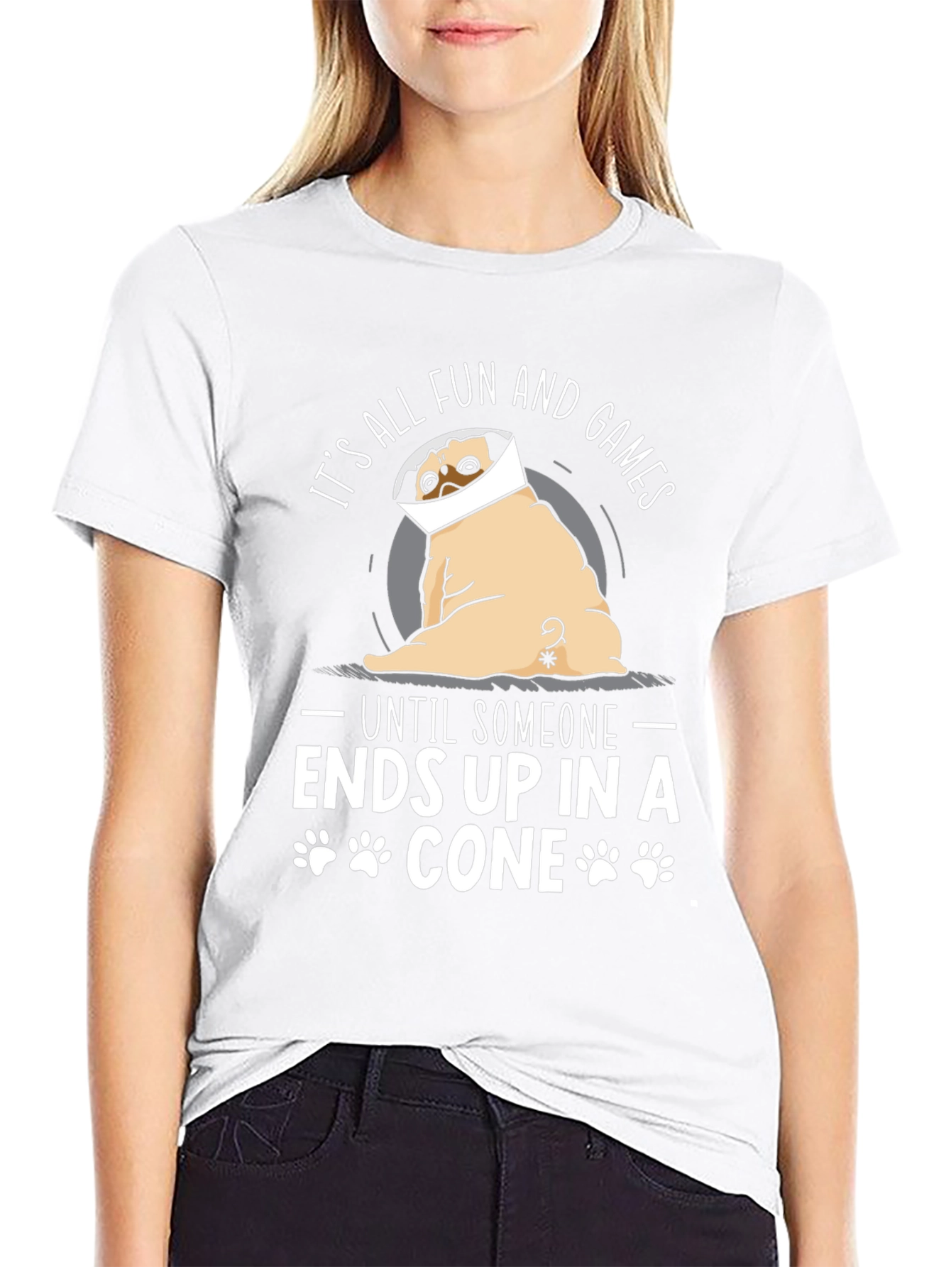 Funny Dog Cone T-Shirt