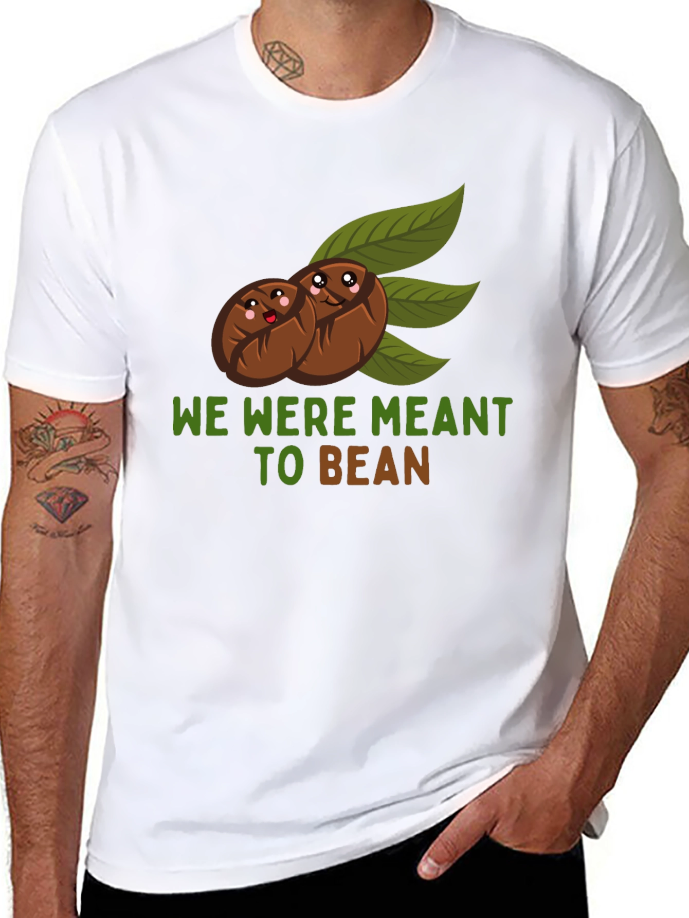 Coffee Bean Pun Graphic T-Shirt