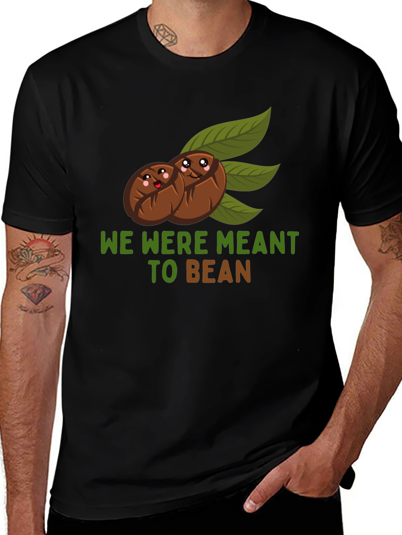 Coffee Bean Pun Graphic T-Shirt