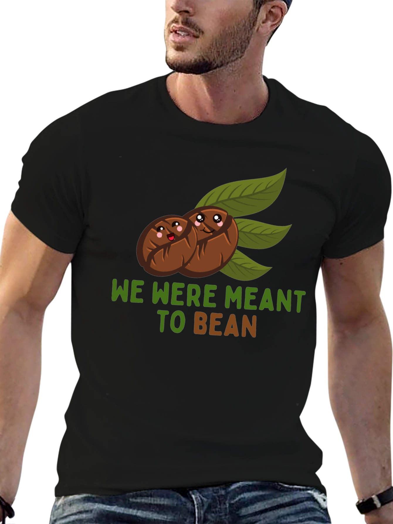 Coffee Bean Pun Graphic T-Shirt