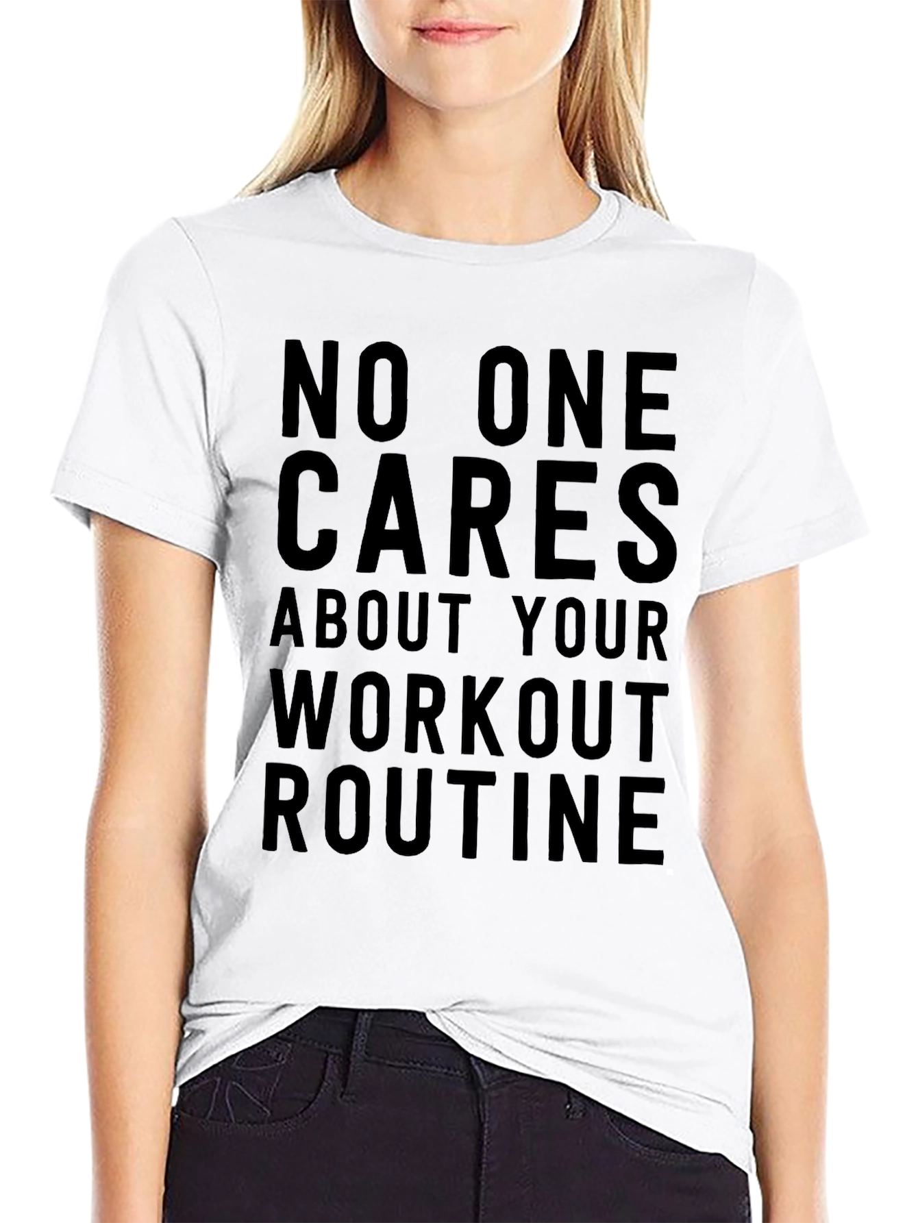 Workout Routine Sarcastic Graphic Tee