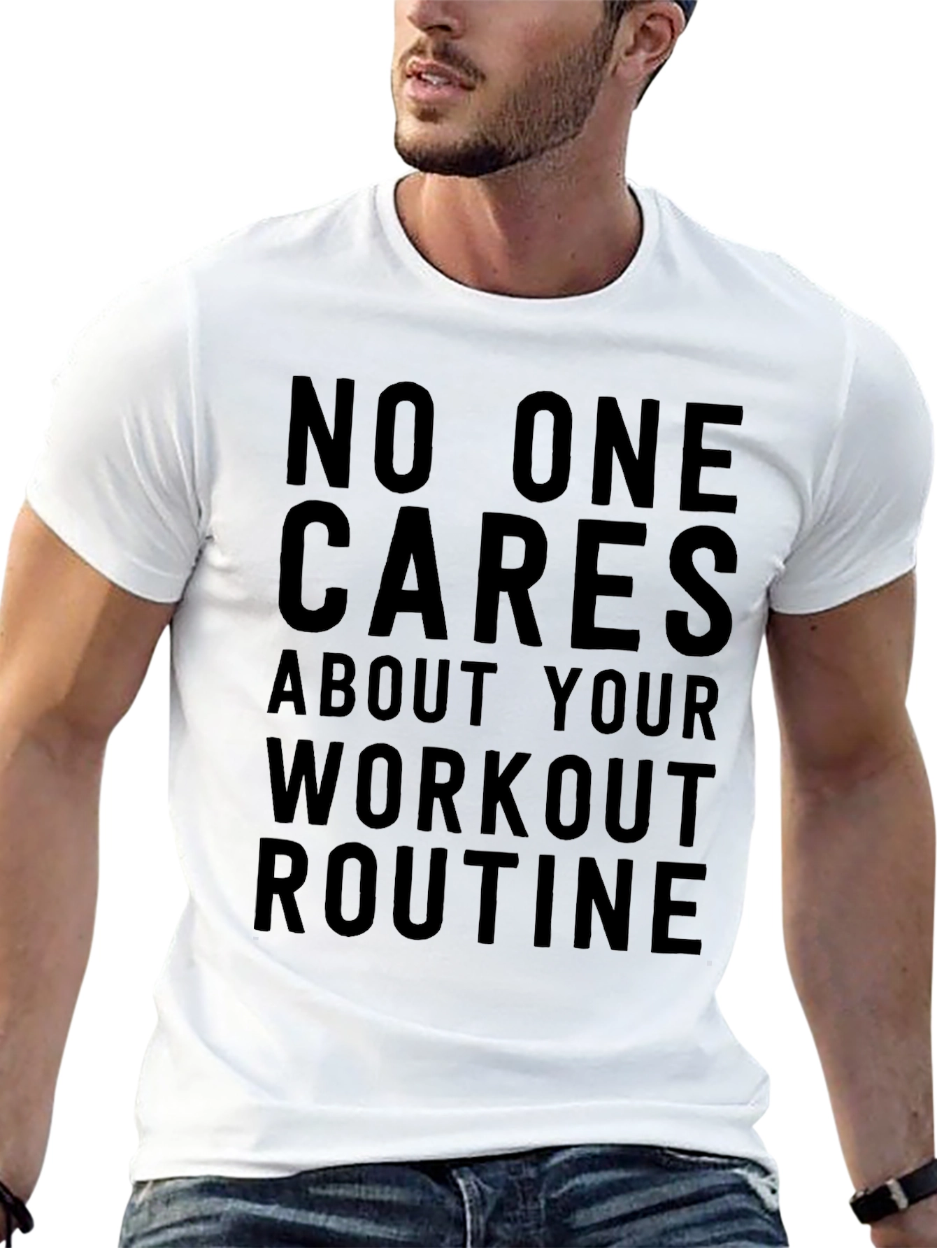 Workout Routine Sarcastic Graphic Tee