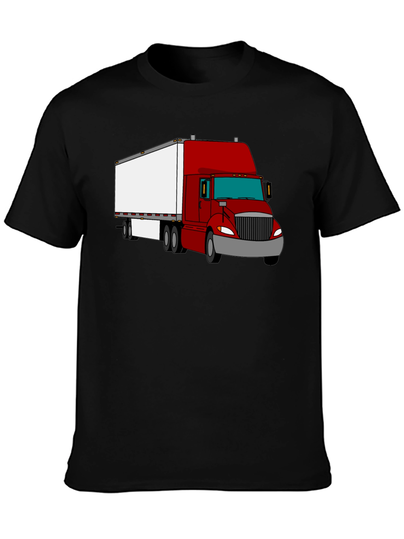 Truck Graphic T-Shirt - Black Cotton Tee
